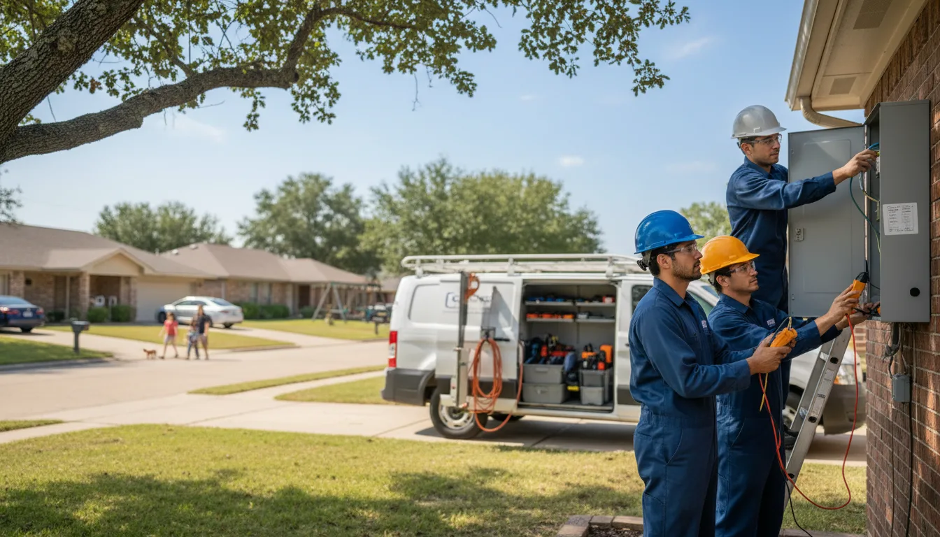 Certified electrician providing emergency electrical services in Granite, OK